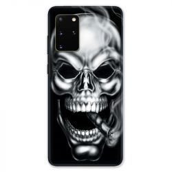 Coque pour Samsung Galaxy S20 PLUS tete de mort Fume