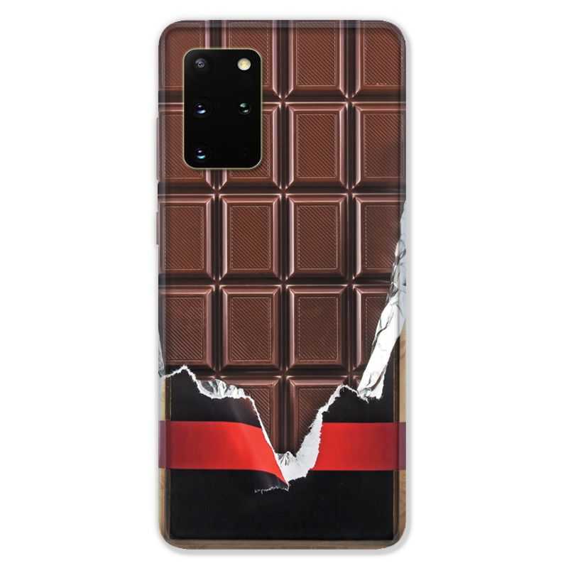 Coque pour Samsung Galaxy S20 PLUS Trompe ?il chocolat