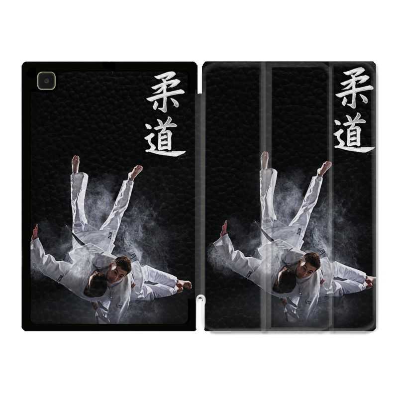 Housse Smart Cover Pour Samsung Galaxy Tab A7 (10.4) Judo Noir