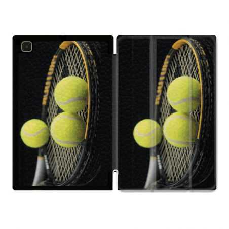 Housse Smart Cover Pour Samsung Galaxy Tab A7 (10.4) Tennis Balls