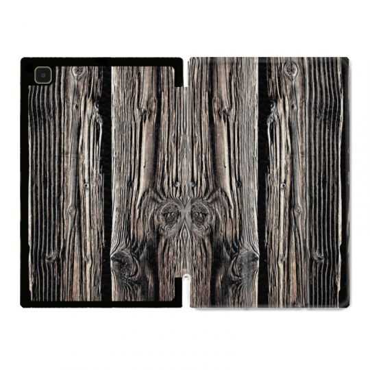 Housse Smart Cover Pour Samsung Galaxy Tab A7 (10.4) Texture Bois