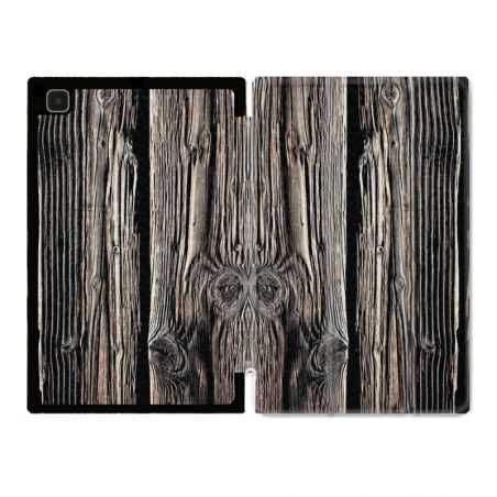 Housse Smart Cover Pour Samsung Galaxy Tab A7 (10.4) Texture Bois