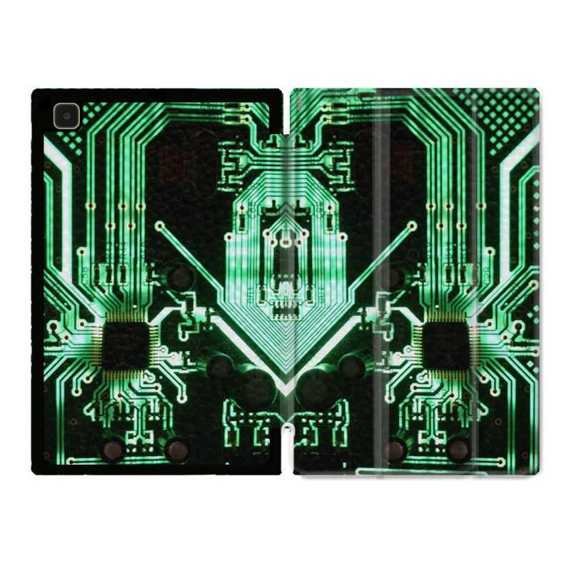 Housse Smart Cover Pour Samsung Galaxy Tab A7 (10.4) Trompe Oeil Composant