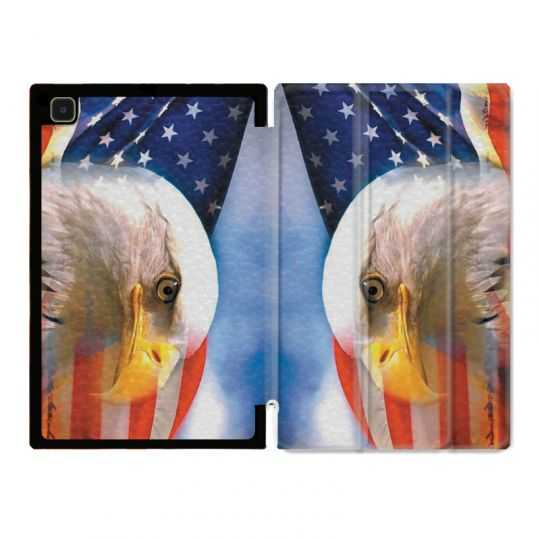 Housse Smart Cover Pour Samsung Galaxy Tab A7 (10.4) Amerique USA Aigle