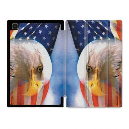 Housse Smart Cover Pour Samsung Galaxy Tab A7 (10.4) Amerique USA Aigle