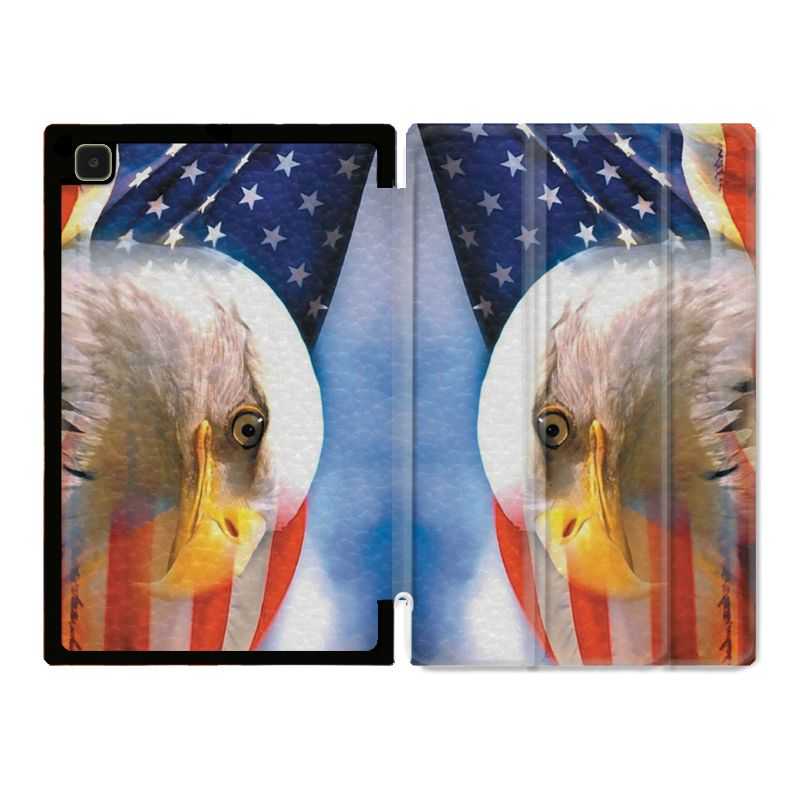 Housse Smart Cover Pour Samsung Galaxy Tab A7 (10.4) Amerique USA Aigle