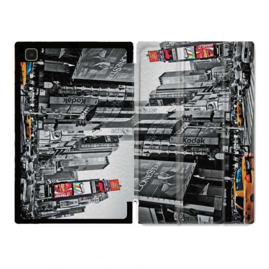 Housse Smart Cover Pour Samsung Galaxy Tab A7 (10.4) Amerique USA New York Taxi