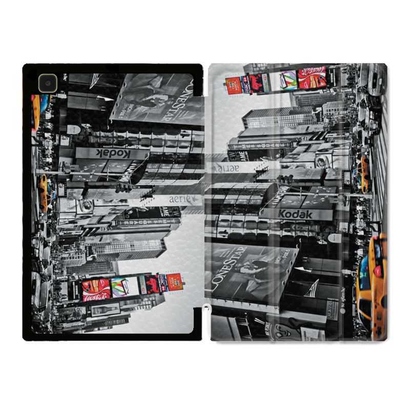 Housse Smart Cover Pour Samsung Galaxy Tab A7 (10.4) Amerique USA New York Taxi