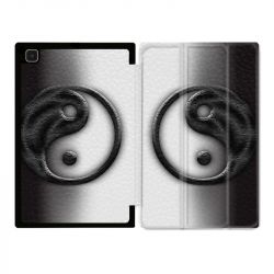 Housse Smart Cover Pour Samsung Galaxy Tab A7 (10.4) Yin Yang 3d