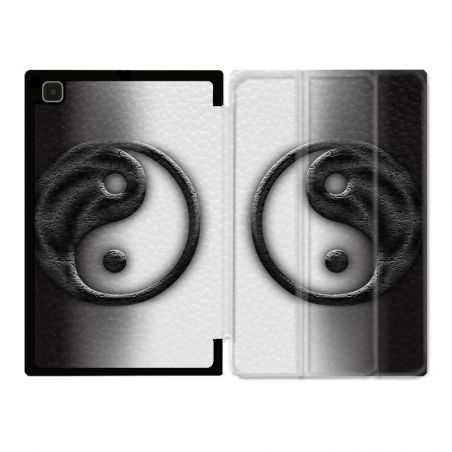 Housse Smart Cover Pour Samsung Galaxy Tab A7 (10.4) Yin Yang 3d