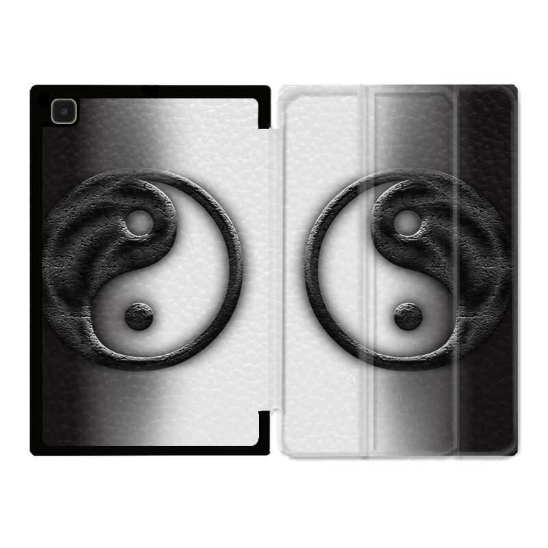 Housse Smart Cover Pour Samsung Galaxy Tab A7 (10.4) Yin Yang 3d