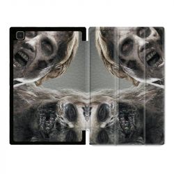 Housse Smart Cover Pour Samsung Galaxy Tab A7 (10.4) Zombie Blanc