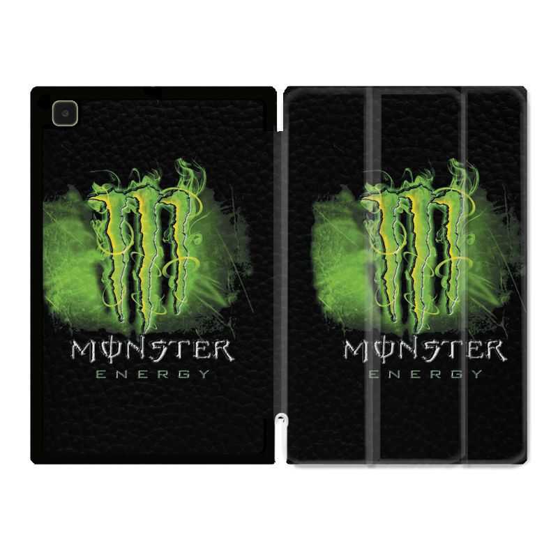 Housse Smart Cover Pour Samsung Galaxy Tab A7 (10.4) Monster Energy Vert