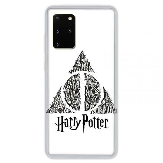 Coque pour Samsung Galaxy S20 PLUS WB License harry potter pattern triangle Blanc
