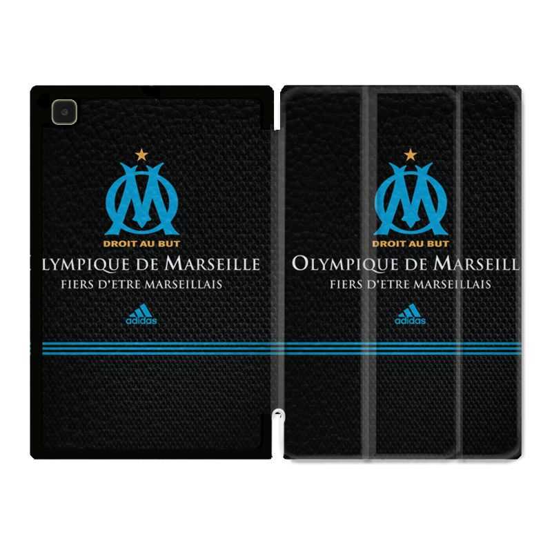 Housse Smart Cover Pour Samsung Galaxy Tab A7 (10.4) Olympique Marseille OM Fier etre Marseillais