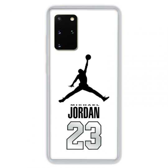 Coque pour Samsung Galaxy S20 PLUS Jordan 23 Blanc