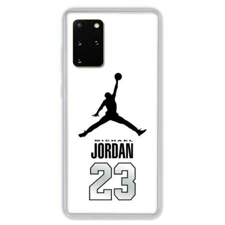 Coque pour Samsung Galaxy S20 PLUS Jordan 23 Blanc