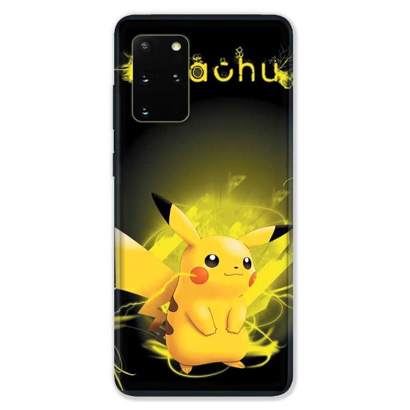 Coque pour Samsung Galaxy S20 PLUS Pokemon Pikachu eclair