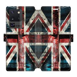 Housse cuir portefeuille pour Samsung Galaxy S20 Ultra Angleterre UK Jean's
