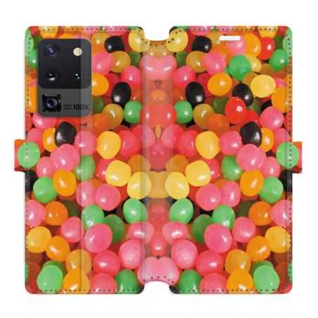 Housse cuir portefeuille pour Samsung Galaxy S20 Ultra Dragibus