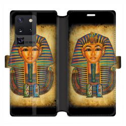 Housse cuir portefeuille pour Samsung Galaxy S20 Ultra Egypte Pharaon
