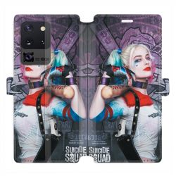 Housse cuir portefeuille pour Samsung Galaxy S20 Ultra Harley Quinn Batte