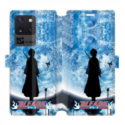 Housse cuir portefeuille pour Samsung Galaxy S20 Ultra Manga Bleach lune