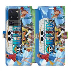 Housse cuir portefeuille pour Samsung Galaxy S20 Ultra Manga One Piece Sunny