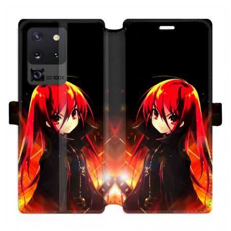 Housse cuir portefeuille pour Samsung Galaxy S20 Ultra Manga Shana
