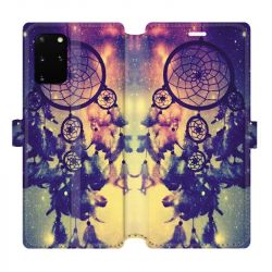 Housse cuir portefeuille pour Samsung Galaxy S20 Plus attrape reve Colore