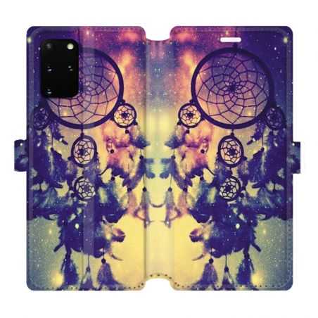 Housse cuir portefeuille pour Samsung Galaxy S20 Plus attrape reve Colore
