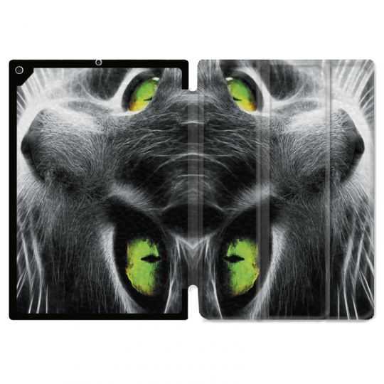 Housse Smart Cover pour Ipad Air 3 / Pro 10.5 Chat Vert