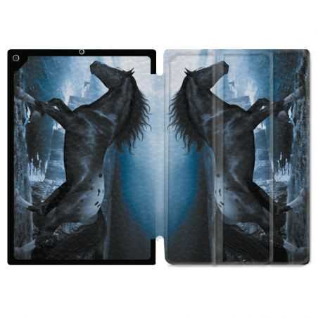 Housse Smart Cover pour Ipad Air 3 / Pro 10.5 Cheval Noir