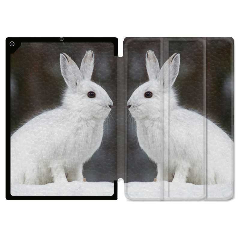 Housse Smart Cover pour Ipad Air 3 / Pro 10.5 Lapin Blanc