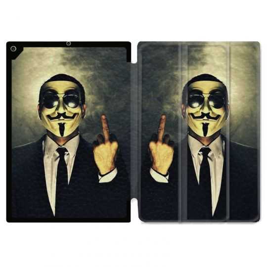 Housse Smart Cover pour Ipad Air 3 / Pro 10.5 Anonymous Doigt