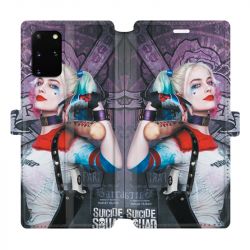 Housse cuir portefeuille pour Samsung Galaxy S20 Plus Harley Quinn Batte