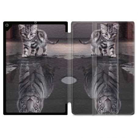 Housse Smart Cover pour Ipad Air 3 / Pro 10.5 Chat Reflet