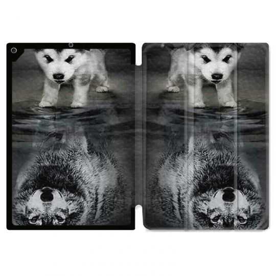Housse Smart Cover pour Ipad Air 3 / Pro 10.5 Chien Reflet