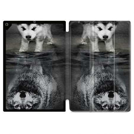 Housse Smart Cover pour Ipad Air 3 / Pro 10.5 Chien Reflet