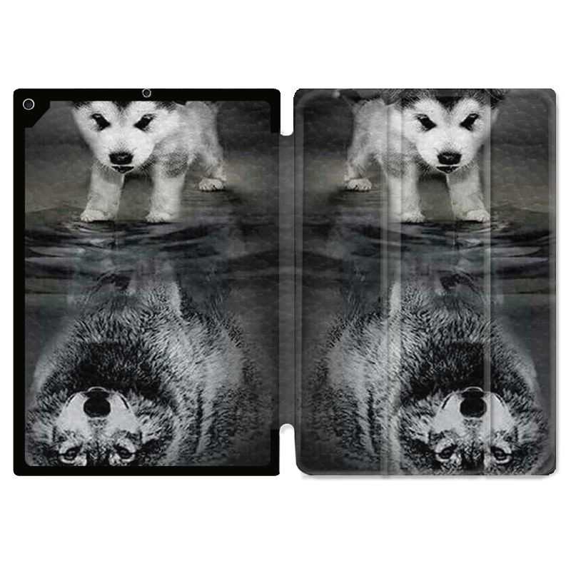 Housse Smart Cover pour Ipad Air 3 / Pro 10.5 Chien Reflet