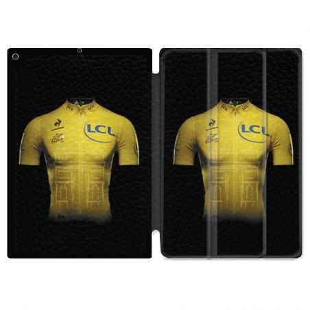 Housse Smart Cover pour Ipad Air 3 / Pro 10.5 Cyclisme Maillot Jaune