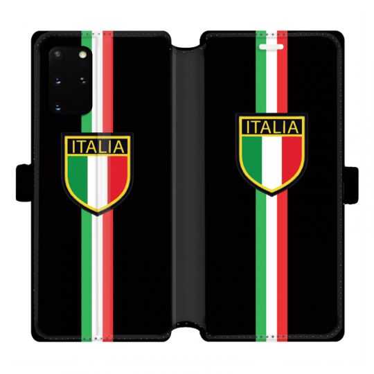 Housse cuir portefeuille pour Samsung Galaxy S20 Plus Italie 3