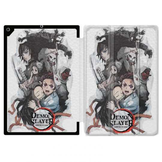 Housse Smart Cover pour Ipad Air 3 / Pro 10.5 Manga Demon Slayer Blanc
