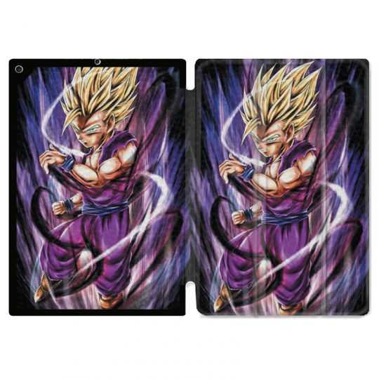 Housse Smart Cover pour Ipad Air 3 / Pro 10.5 Manga Dragon Ball Sangohan Violet