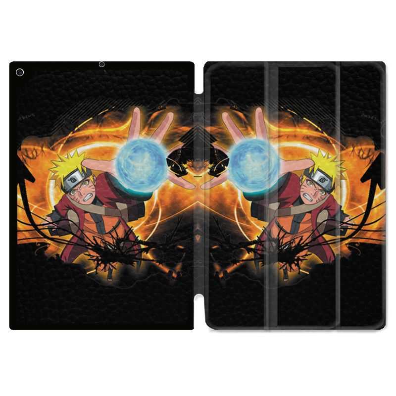Housse Smart Cover pour Ipad Air 3 / Pro 10.5 Manga Naruto Noir