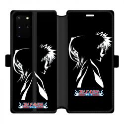 Housse cuir portefeuille pour Samsung Galaxy S20 Plus Manga Bleach duo