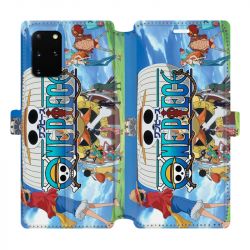 Housse cuir portefeuille pour Samsung Galaxy S20 Plus Manga One Piece Sunny
