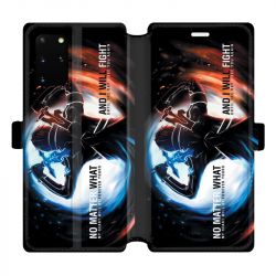Housse cuir portefeuille pour Samsung Galaxy S20 Plus Manga SAO sword Art Online Fight