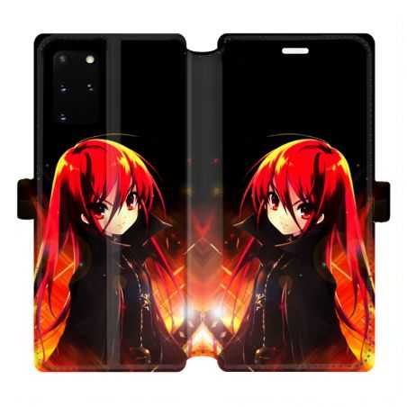 Housse cuir portefeuille pour Samsung Galaxy S20 Plus Manga Shana