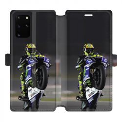 Housse cuir portefeuille pour Samsung Galaxy S20 Plus Moto Wheeling